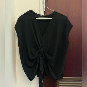 Zara women’s black blouse
